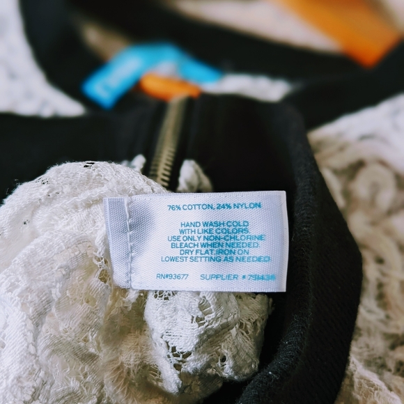 Lace Bomber Jacket - Picture 9 of 10